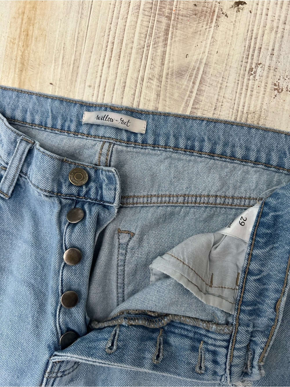 Willow & Root Light Wash High-Rise Women's Jeans